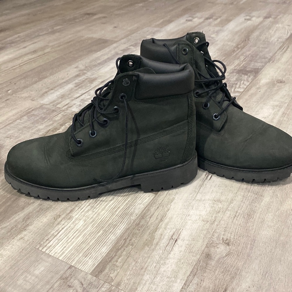 Timberlands Boots, Black - Big Boy Size 7